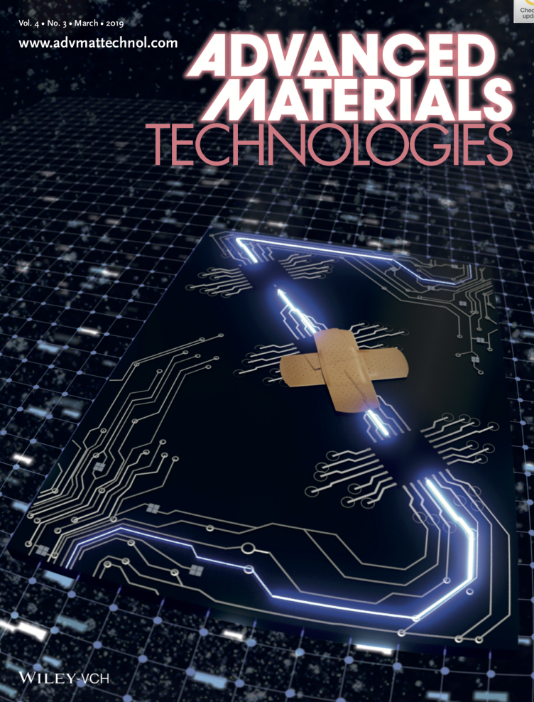 Enlarged view: front cover of Advanced Materials Technologies Joiurnal